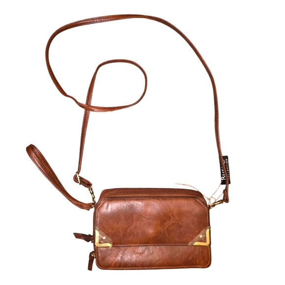 Bueno Handbags - BUENO NWT Brown Large Multi Compartment Wallet and Crossbody